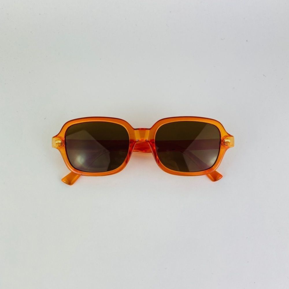 COPY - COPY - Translucent orange frame & brown lens sung…